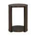 City View Chairside Table in Coffee Bean - Furniture 4 Less (Jacksonville, NC)