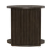 City View Chairside Table in Coffee Bean - Furniture 4 Less (Jacksonville, NC)