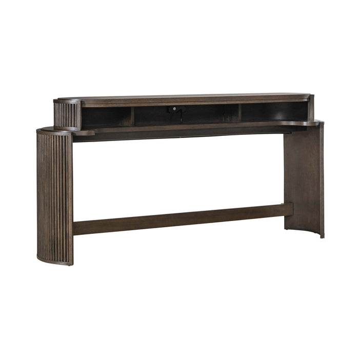 City View Console Bar Table in Coffee Bean - Furniture 4 Less (Jacksonville, NC)