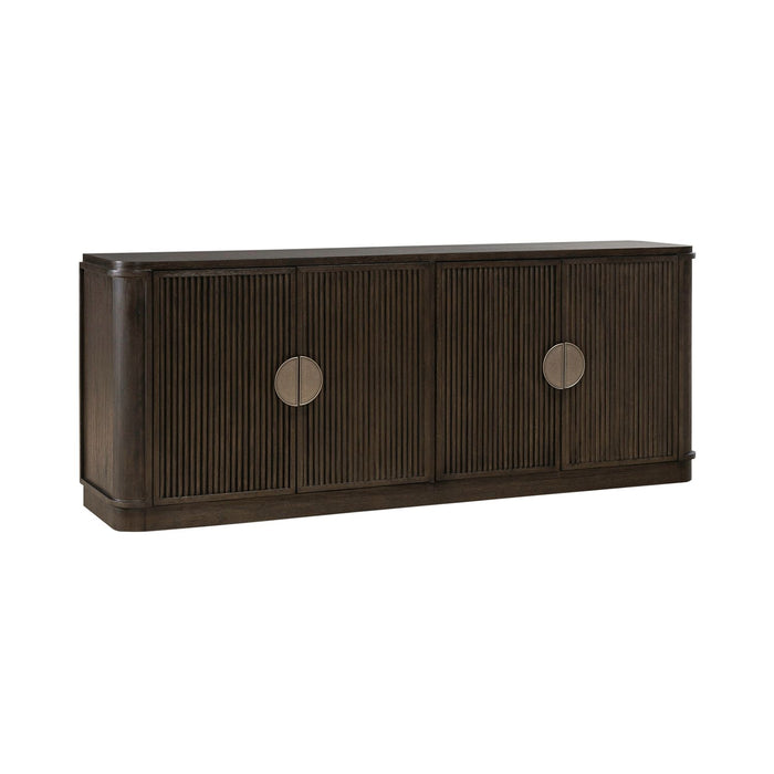 City View 82 Inch TV Console in Coffee Bean - Furniture 4 Less (Jacksonville, NC)