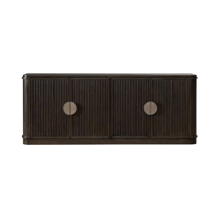 City View 82 Inch TV Console in Coffee Bean - Furniture 4 Less (Jacksonville, NC)