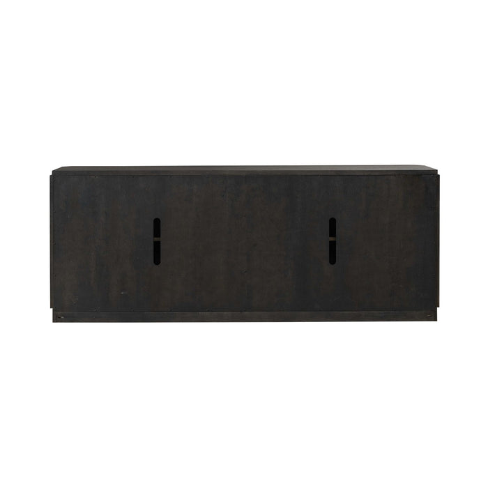City View 82 Inch TV Console in Coffee Bean - Furniture 4 Less (Jacksonville, NC)
