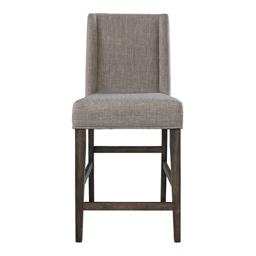Liberty Furniture Double Bridge Upholstered Counter Chair (RTA) in Dark Chestnut (Set of 2) - Furniture 4 Less (Jacksonville, NC)