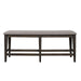 Liberty Furniture Double Bridge Counter Bench (RTA) in Dark Chestnut - Furniture 4 Less (Jacksonville, NC)