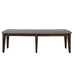 Double Bridge Bench (RTA) in Dark Chestnut - Furniture 4 Less (Jacksonville, NC)