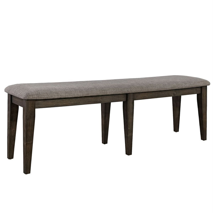 Liberty Furniture Double Bridge Bench (RTA) in Dark Chestnut - Furniture 4 Less (Jacksonville, NC)