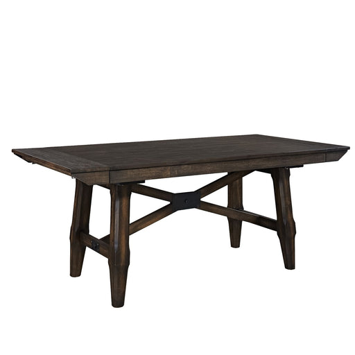 Double Bridge 7 Piece Trestle Table Set - Furniture 4 Less (Jacksonville, NC)