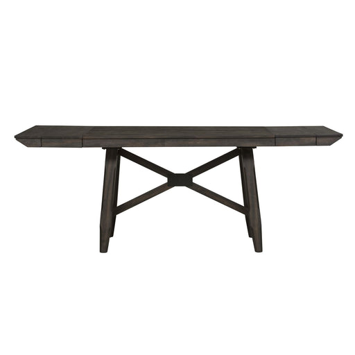Double Bridge Trestle Table Set - Furniture 4 Less (Jacksonville, NC)