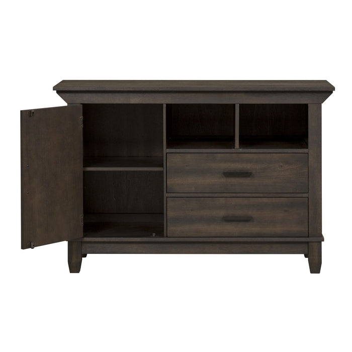 Double Bridge Sideboard in Dark Chestnut - Furniture 4 Less (Jacksonville, NC)