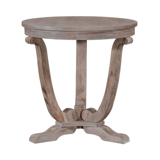 Greystone Mill End Table in Stone White - Furniture 4 Less (Jacksonville, NC)