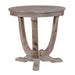Greystone Mill End Table in Stone White - Furniture 4 Less (Jacksonville, NC)