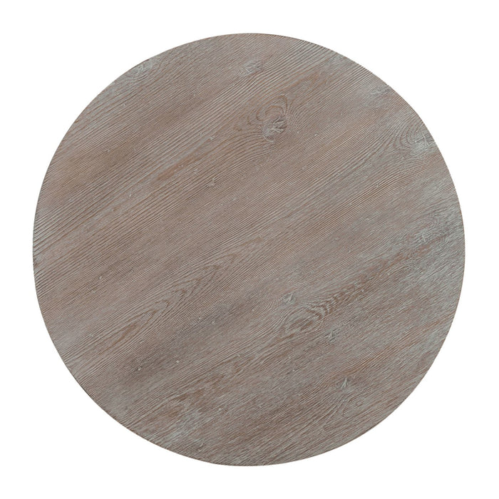 Greystone Mill End Table in Stone White - Furniture 4 Less (Jacksonville, NC)