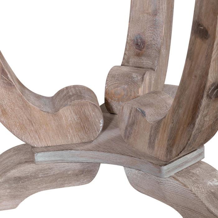 Greystone Mill End Table in Stone White - Furniture 4 Less (Jacksonville, NC)