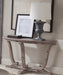 Liberty Furniture Greystone Mill Sofa Table in Stone White - Furniture 4 Less (Jacksonville, NC)