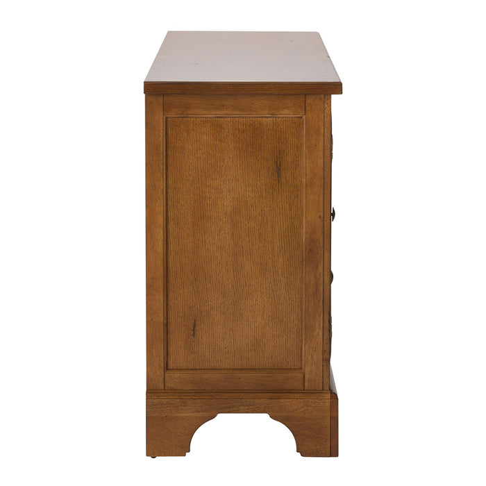 Treasures Buffet in Rustic Oak Finish - Furniture 4 Less (Jacksonville, NC)
