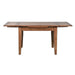 Treasures Retractable Leg Table in Rustic Oak Finish - Furniture 4 Less (Jacksonville, NC)