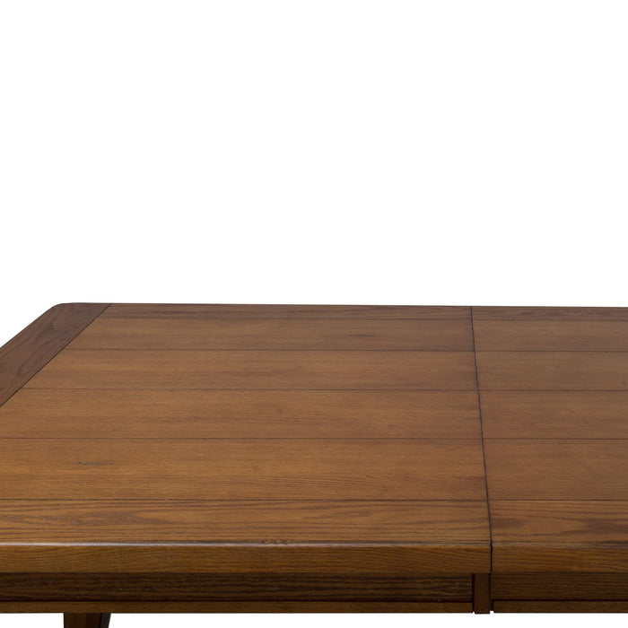 Treasures Rectangular Leg Table - Oak - Furniture 4 Less (Jacksonville, NC)
