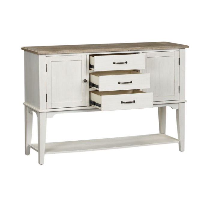 Summerville Server in White - Furniture 4 Less (Jacksonville, NC)