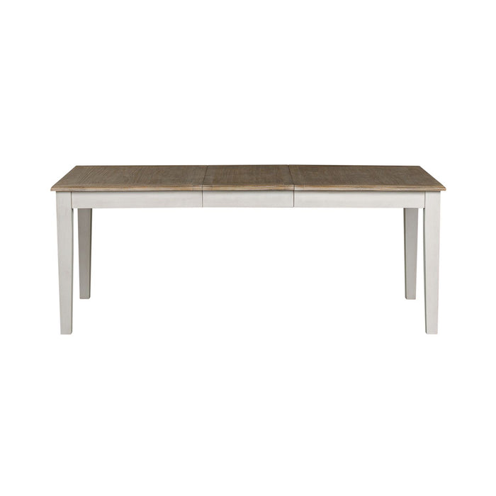 Summerville Rectangular Leg Table in White - Furniture 4 Less (Jacksonville, NC)