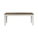 Summerville Rectangular Leg Table in White - Furniture 4 Less (Jacksonville, NC)