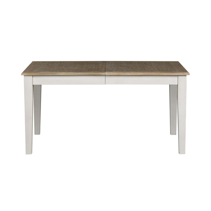 Summerville Rectangular Leg Table in White - Furniture 4 Less (Jacksonville, NC)