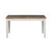 Summerville Rectangular Leg Table in White - Furniture 4 Less (Jacksonville, NC)