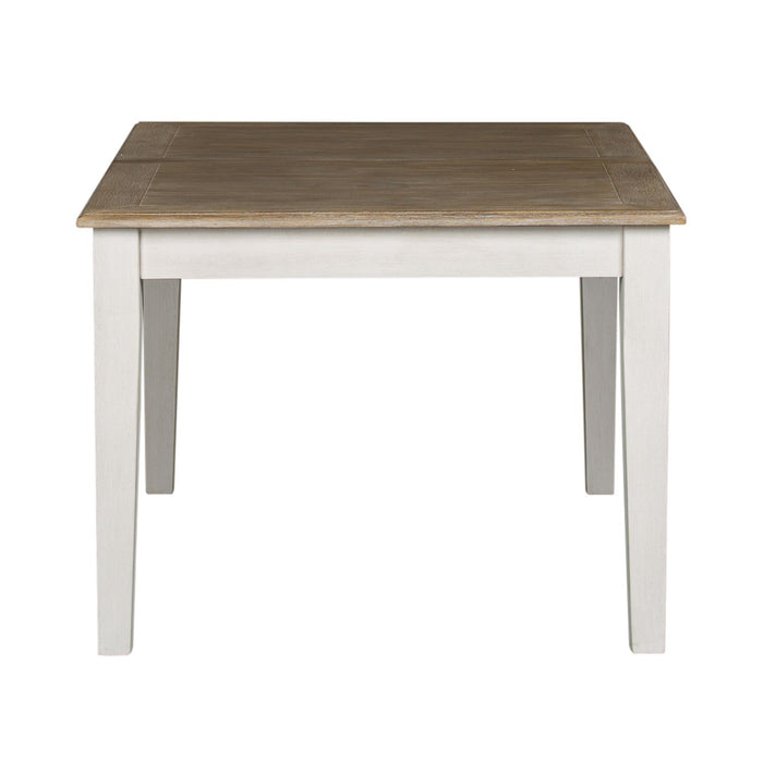 Summerville Rectangular Leg Table in White - Furniture 4 Less (Jacksonville, NC)