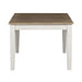 Summerville Rectangular Leg Table in White - Furniture 4 Less (Jacksonville, NC)