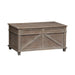 Parkland Falls Storage Trunk in Weathered Taupe - Furniture 4 Less (Jacksonville, NC)
