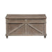 Parkland Falls Storage Trunk in Weathered Taupe - Furniture 4 Less (Jacksonville, NC)