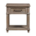 Parkland Falls Rectangular End Table in Weathered Taupe - Furniture 4 Less (Jacksonville, NC)