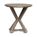 Parkland Falls Round End Table in Weathered Taupe - Furniture 4 Less (Jacksonville, NC)