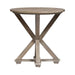 Parkland Falls Round End Table in Weathered Taupe - Furniture 4 Less (Jacksonville, NC)