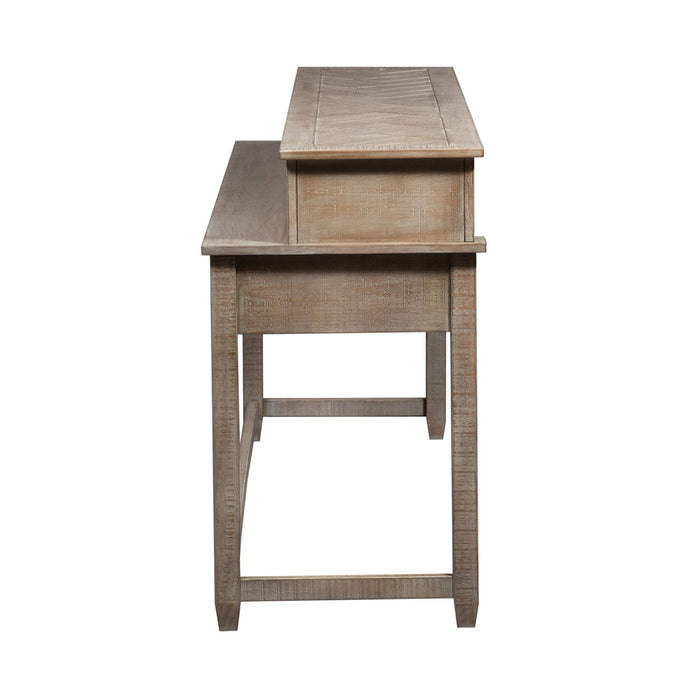 Parkland Falls Console Bar Table in Weathered Taupe - Furniture 4 Less (Jacksonville, NC)