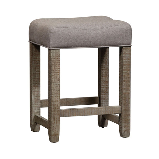 Parkland Falls Console Stool in Weathered Taupe - Furniture 4 Less (Jacksonville, NC)