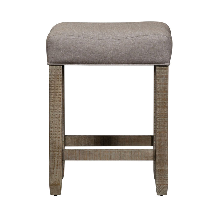 Parkland Falls Console Stool in Weathered Taupe - Furniture 4 Less (Jacksonville, NC)