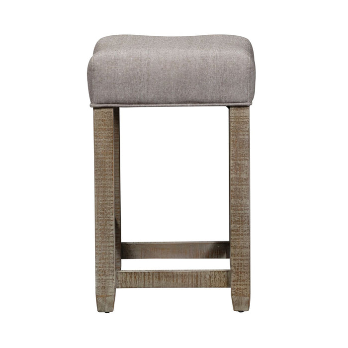Parkland Falls Console Stool in Weathered Taupe - Furniture 4 Less (Jacksonville, NC)