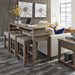 Parkland Falls Console Stool in Weathered Taupe - Furniture 4 Less (Jacksonville, NC)
