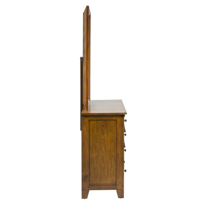 Grandpas Cabin Dresser & Mirror - Furniture 4 Less (Jacksonville, NC)
