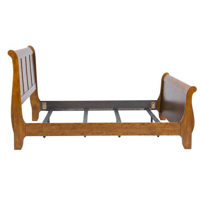 Grandpas Cabin King California Sleigh Bed - Furniture 4 Less (Jacksonville, NC)