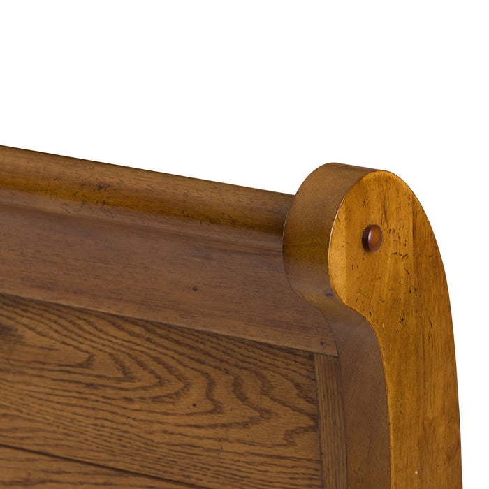 Grandpas Cabin King California Sleigh Bed - Furniture 4 Less (Jacksonville, NC)