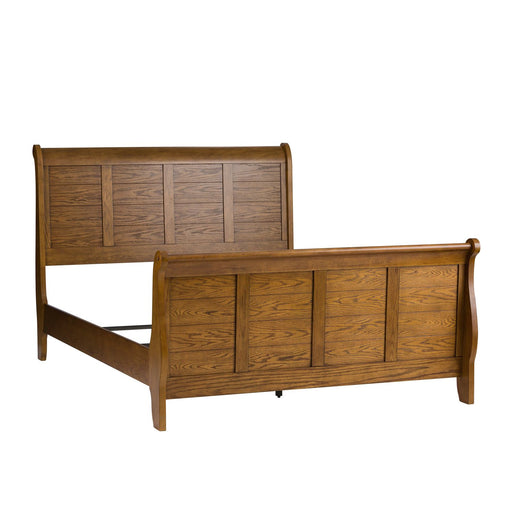 Grandpas Cabin Queen Sleigh Bed - Furniture 4 Less (Jacksonville, NC)