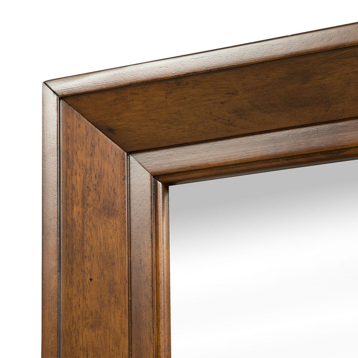 Grandpa's Cabin Mirror in Age Oak - Furniture 4 Less (Jacksonville, NC)