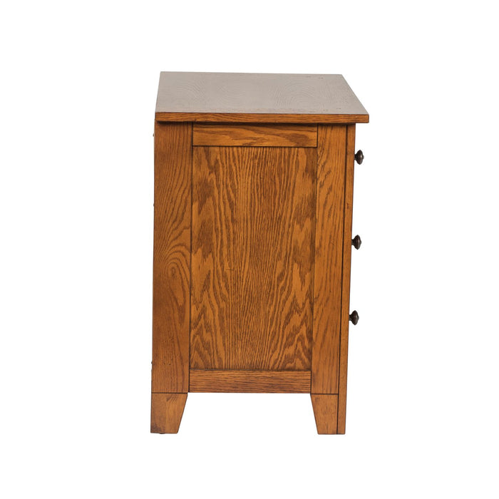 Grandpa's Cabin Nightstand in Age Oak - Furniture 4 Less (Jacksonville, NC)