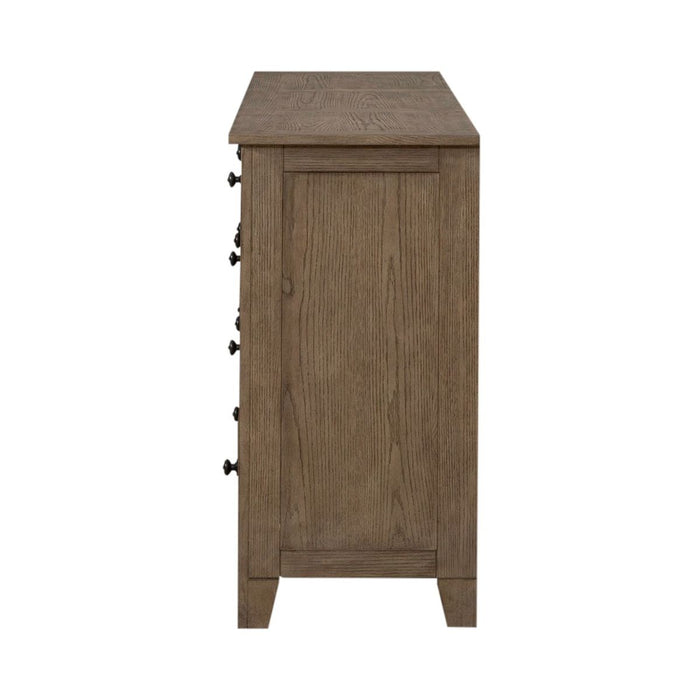 Liberty Furniture Grandpas Cabin 7 Drawer Dresser in Sandstone - Furniture 4 Less (Jacksonville, NC)