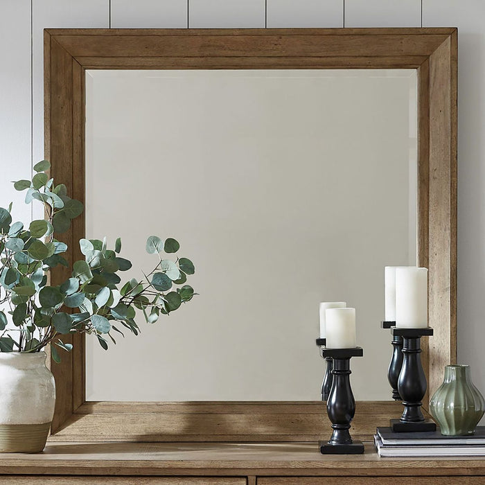 Liberty Furniture Grandpas Cabin Mirror in Sandstone - Furniture 4 Less (Jacksonville, NC)
