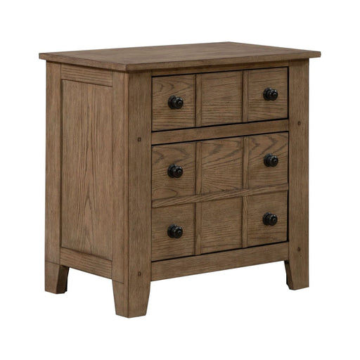 Liberty Furniture Grandpas Cabin Night Stand in Sandstone - Furniture 4 Less (Jacksonville, NC)