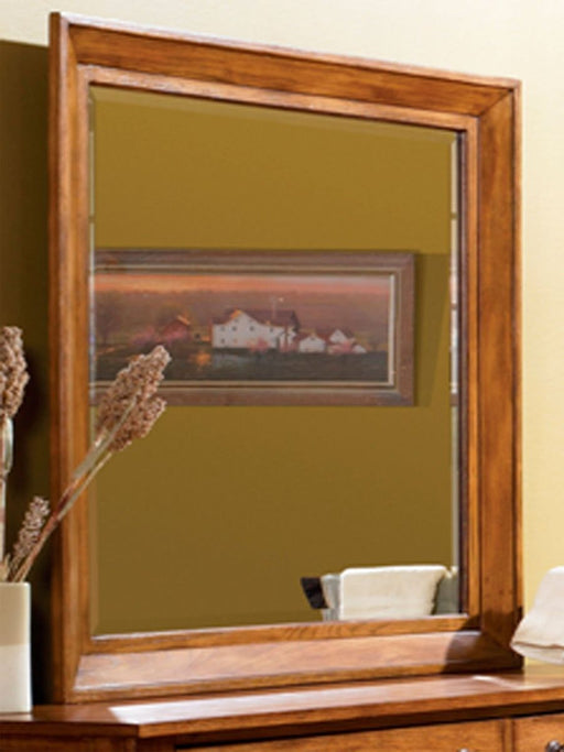 Liberty Furniture Grandpa's Cabin Mirror in Age Oak - Furniture 4 Less (Jacksonville, NC)