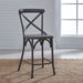 Liberty Furniture Vintage Series X Back Counter Chair in Grey - Furniture 4 Less (Jacksonville, NC)