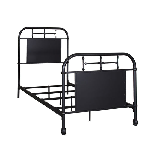 Vintage Series Twin Metal Bed in Black - Furniture 4 Less (Jacksonville, NC)